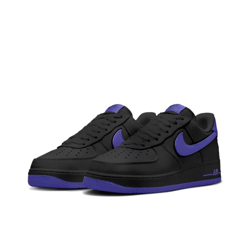Kobe Bryant x Nike Air Force 1 Anti Slip Wear Resistant Low Top Skateboard Shoes Unisex Black Purple-1