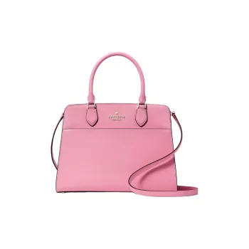 Kate Spade Saffiano Leather Shoulder Bag Crossbody Bag Handbag Medium Size Women's Blossom Pink Red