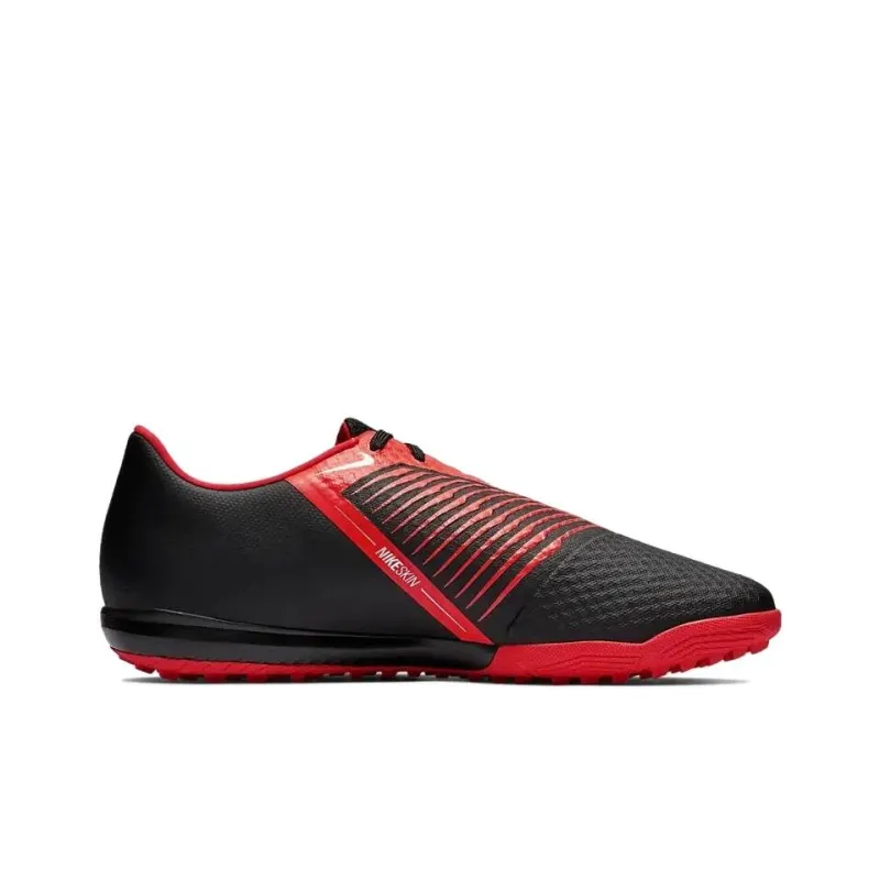 Nike Phantom Venom TF Turf Abrasion Resistant Soccer Shoes Unisex Black Red-1