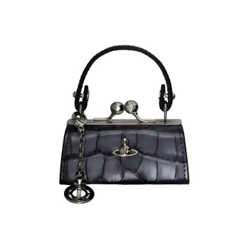 Vivienne Westwood Leather Handbag Women's Black