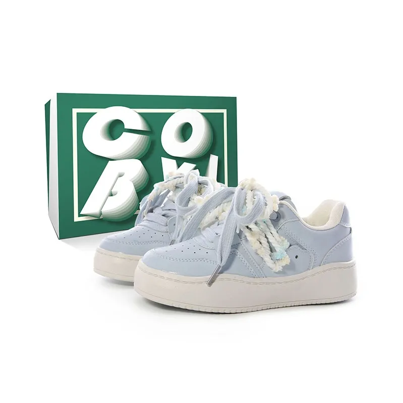 Cob Wear-resistant And Lightweight Low-Top Skateboard Shoes Women's-18