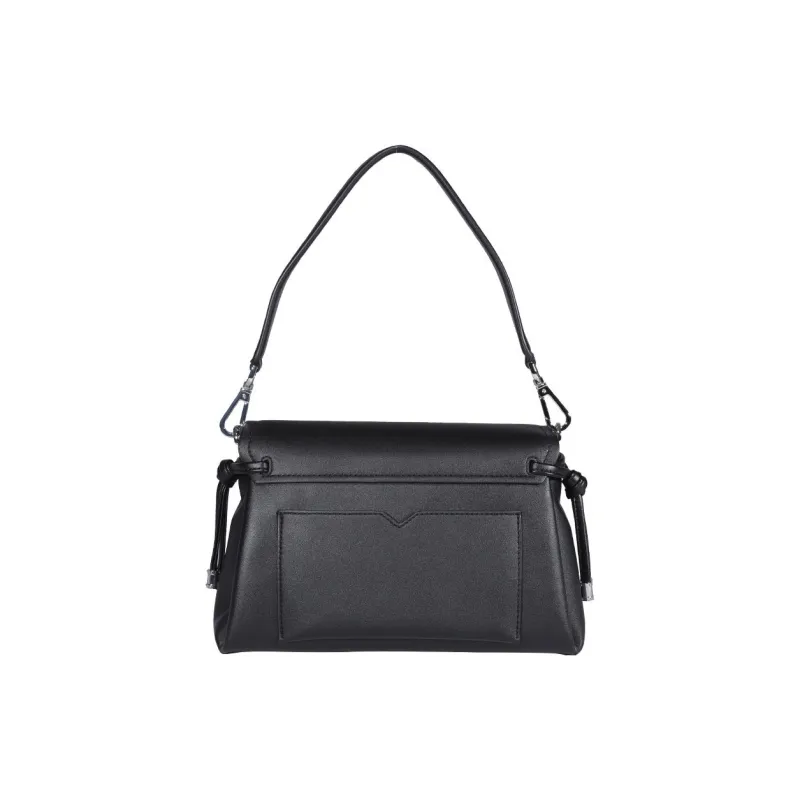 MICHAEL KORS Pearl Calfskin Portable Crossbody Bag Shoulder Bag Medium Size Women's Black-2