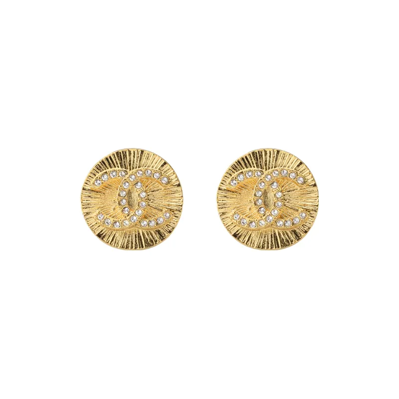 CHANEL Stud Earrings Women's-0