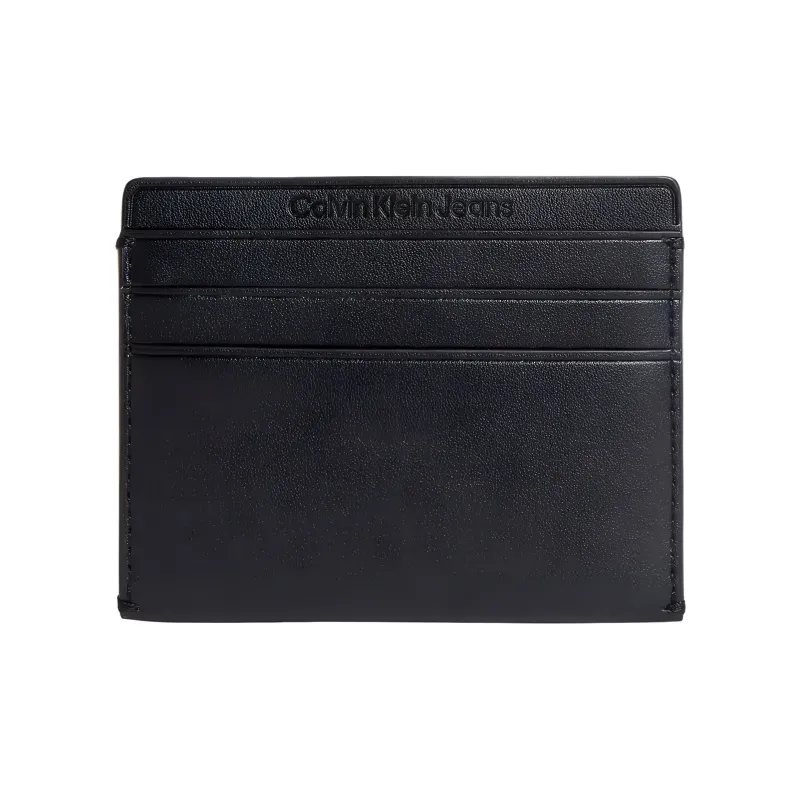 CALVIN KLEIN Polyurethane Card Holder Women's Black-1