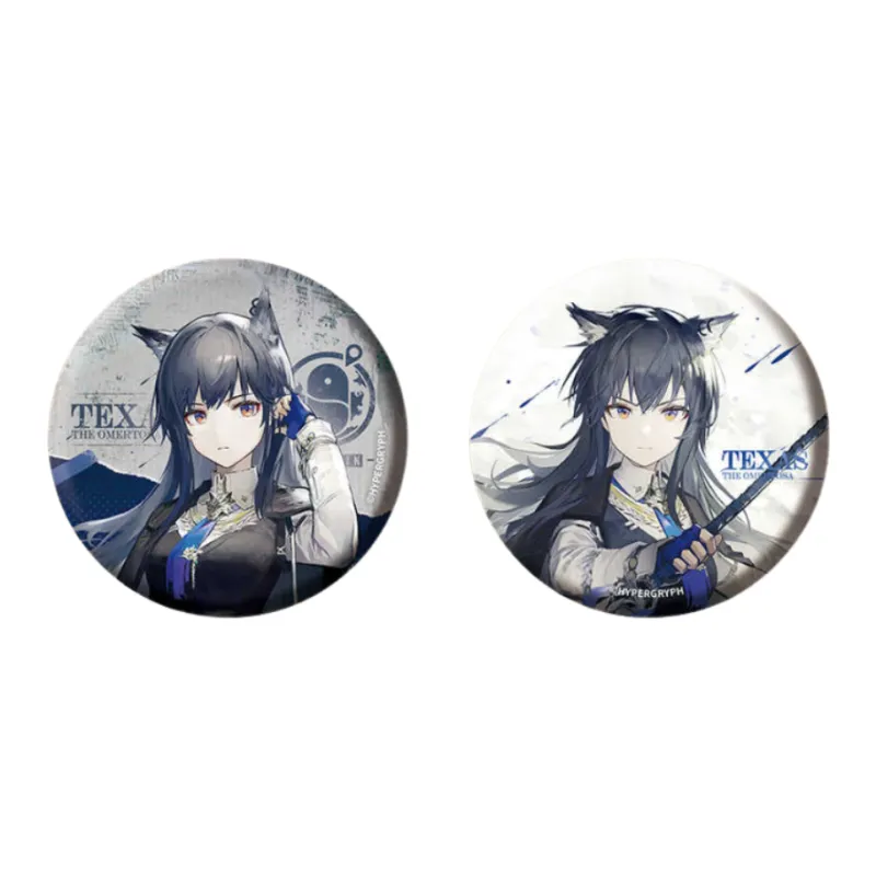Arknights Silent Texas, Excommunication, Night Vigil Character Badge Set Badges-0