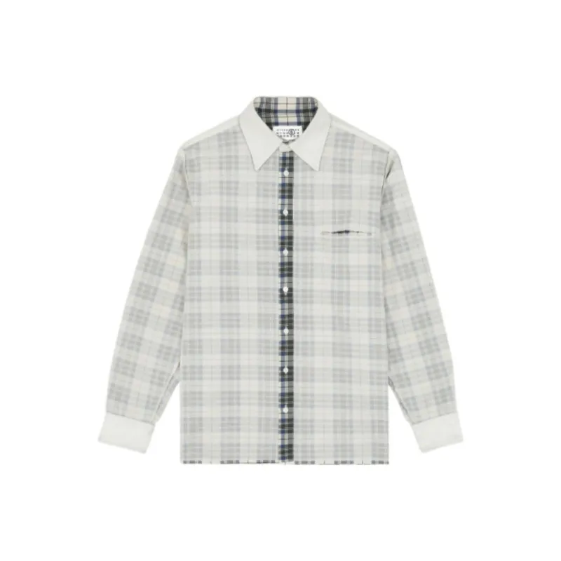MM6 Maison Margiela Shirt Unisex Black White-0