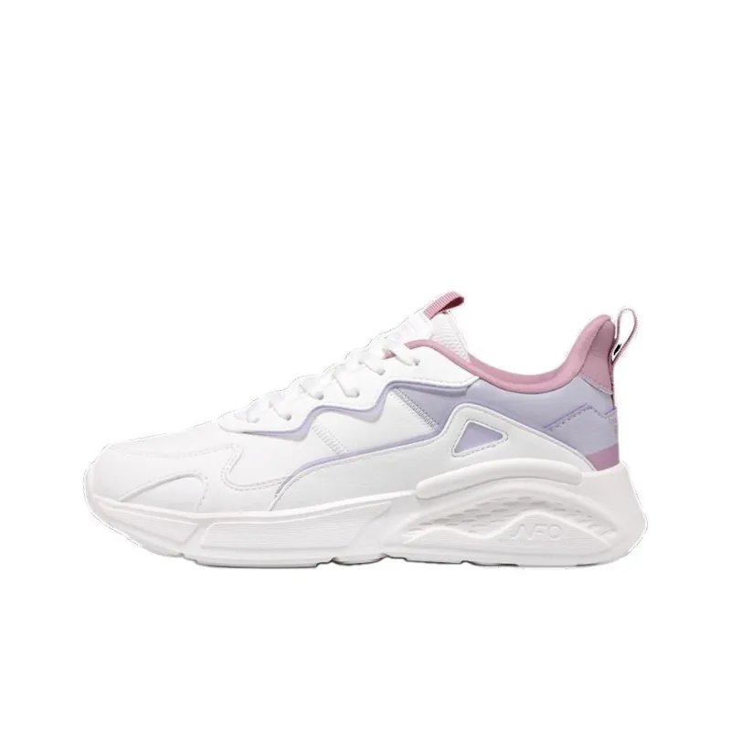 361° Cushioning Low-Top Casual Shoes Women's White Purple-0