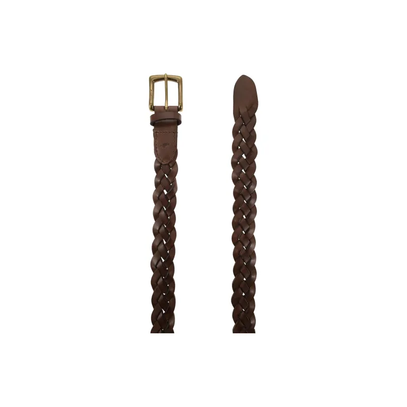Polo Ralph Lauren Logo Engraved Braided Belt-4