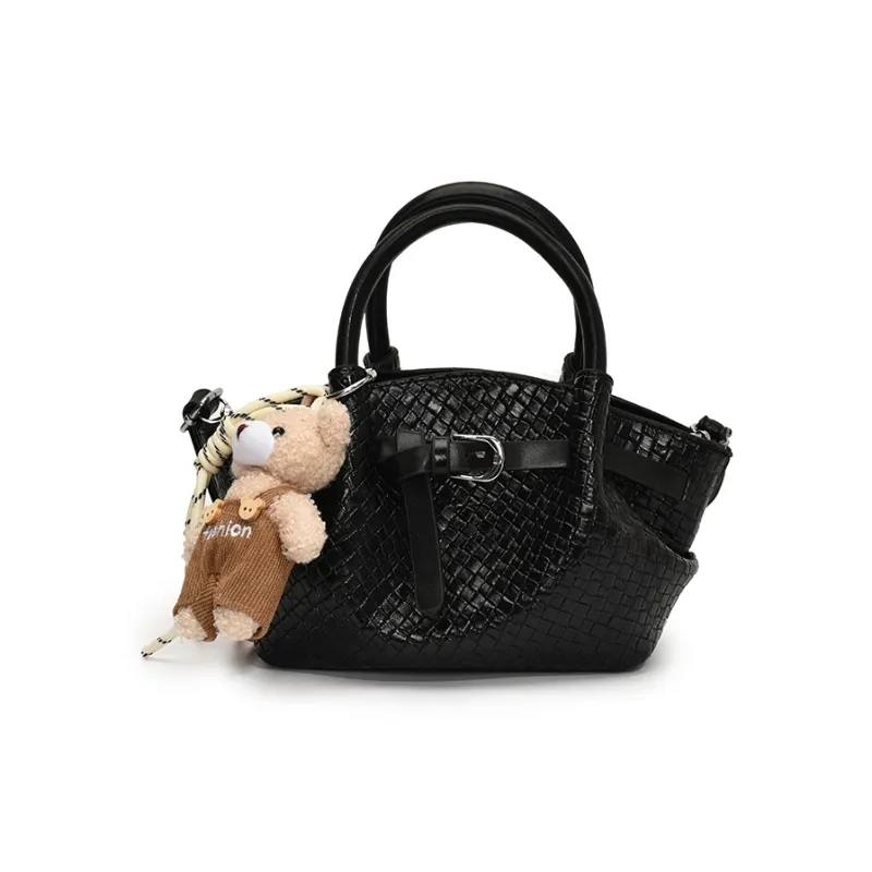 Yalu PU Basket Bag, One Shoulder Handbag Women's Multicolor-1