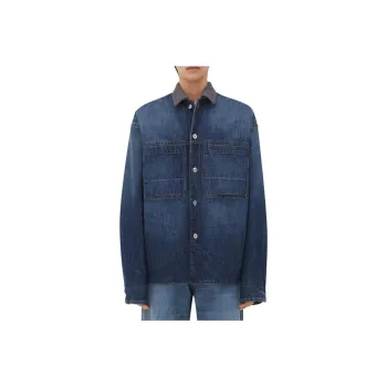Bottega Veneta Jackets & Coats Men's Indigo