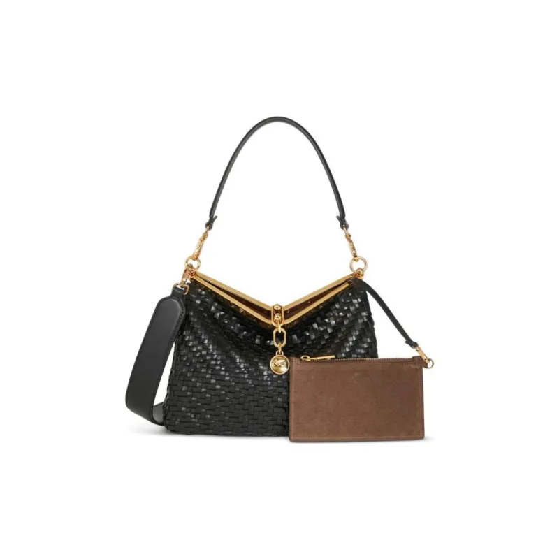 ETRO Medium Woven Vela Shoulder Bag-1