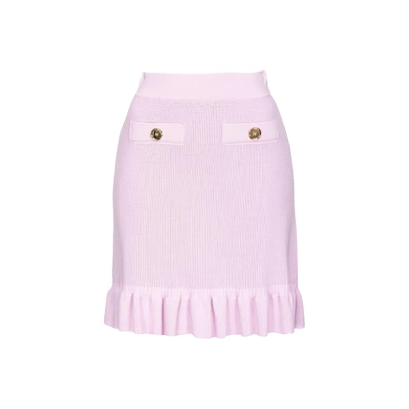PINKO SS24 Casual Short Skirts Women's Pink-0