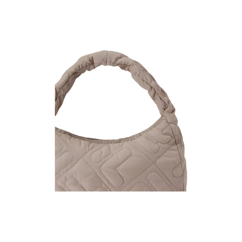 FILA FUSION Nylon Handbag Regular Women's Paper Gray Khaki-1