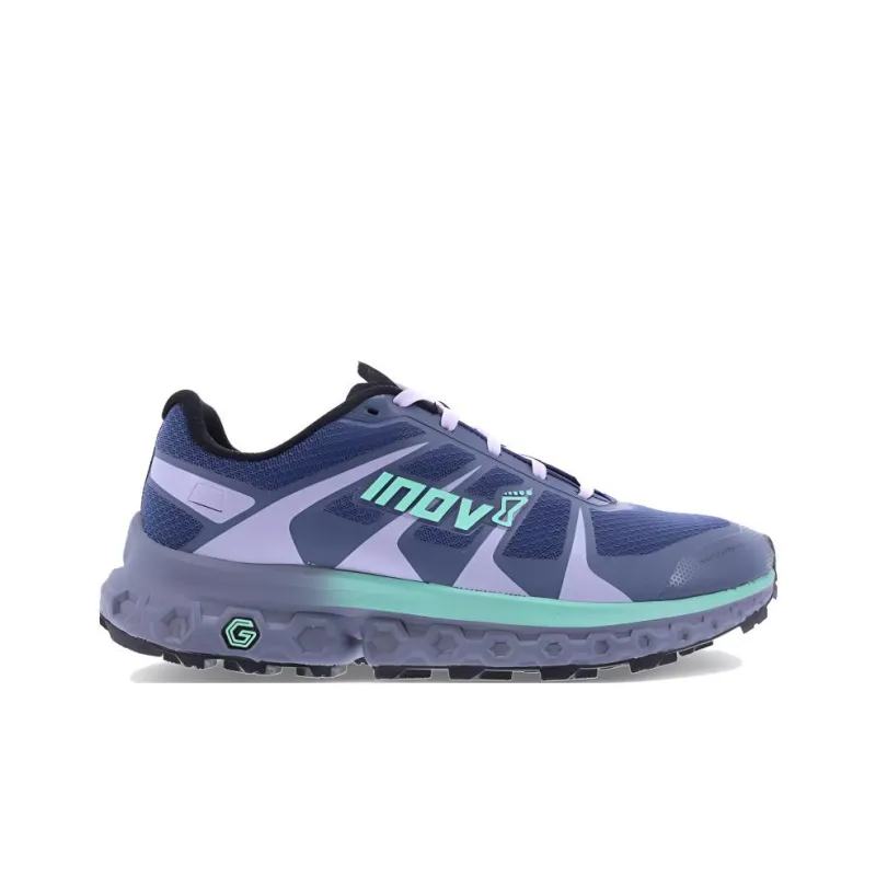 INOV-8 Cushioning Lightweight Low-Top Long Distance Running Running Shoes Women's Marine Blue Mint-1