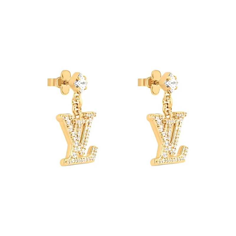 LOUIS VUITTON Lady Lv Earrings-1
