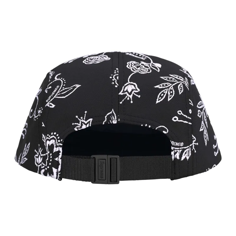 Supreme Floral Jacquard Camp Cap-1