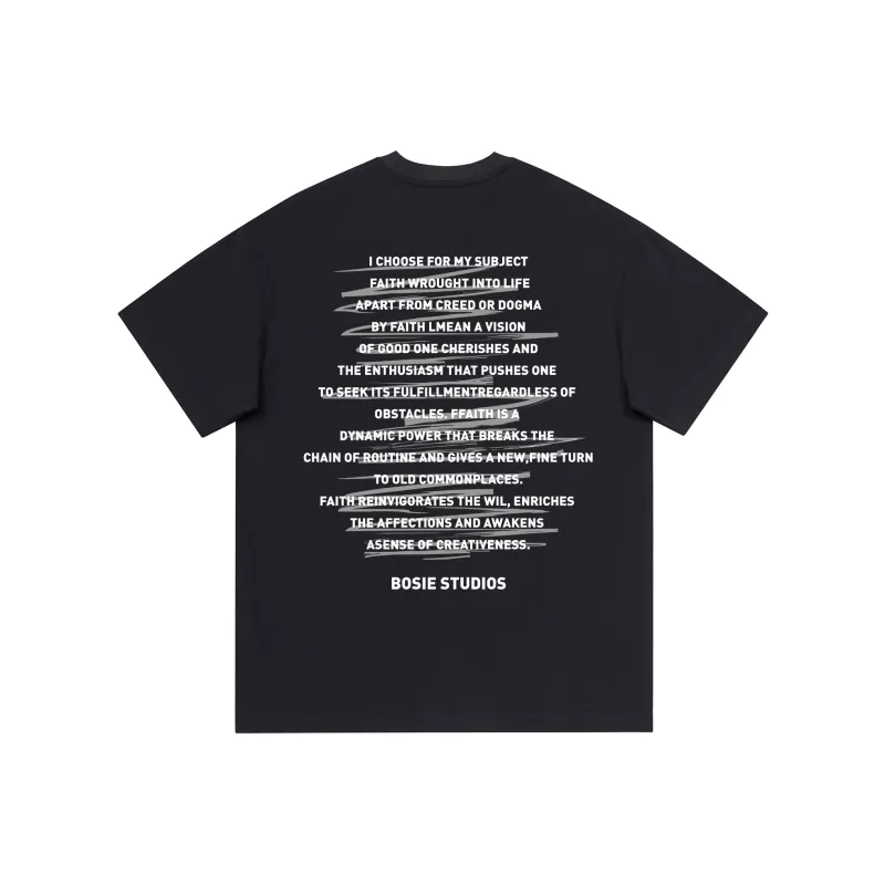 Bosieagender Short Sleeved T Shirts Unisex-0