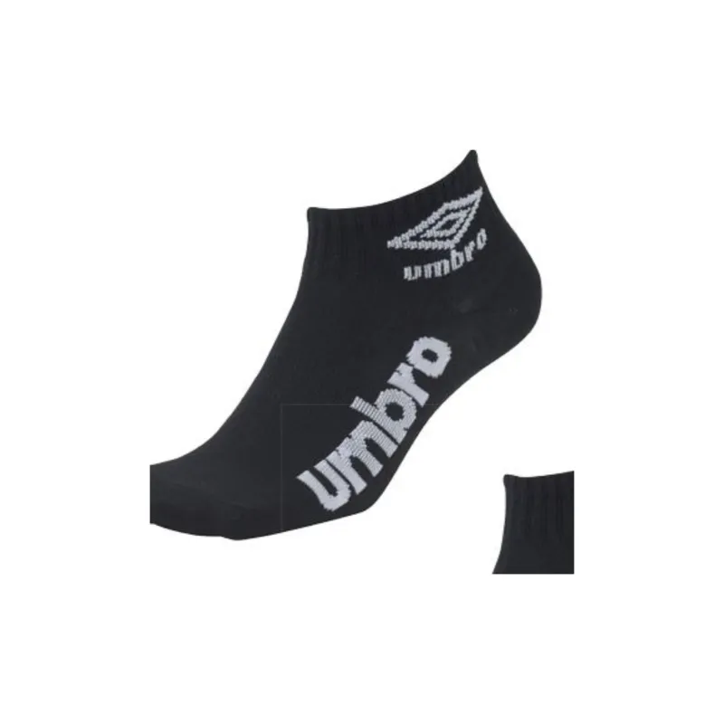 Umbro Ankle Socks Men's 3 Pack Black-3
