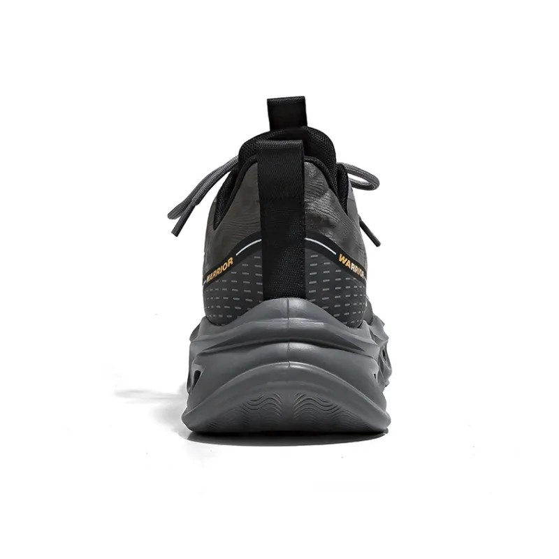 Warrior Low Top Chunky Sneakers Men's Dark Gray-4