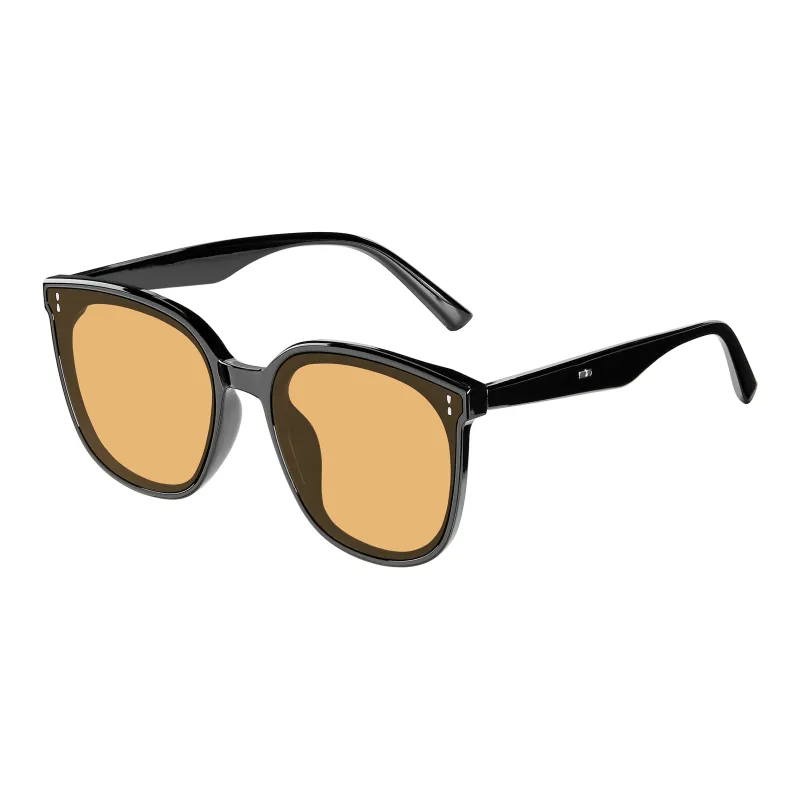 Anxious PC Round Sunglasses Unisex-5