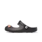 Black Shoes with Floral Design