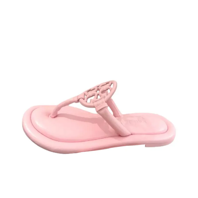 BONBON x TORY BURCH Miller Flip Flops Women's Strawberry Pink-0