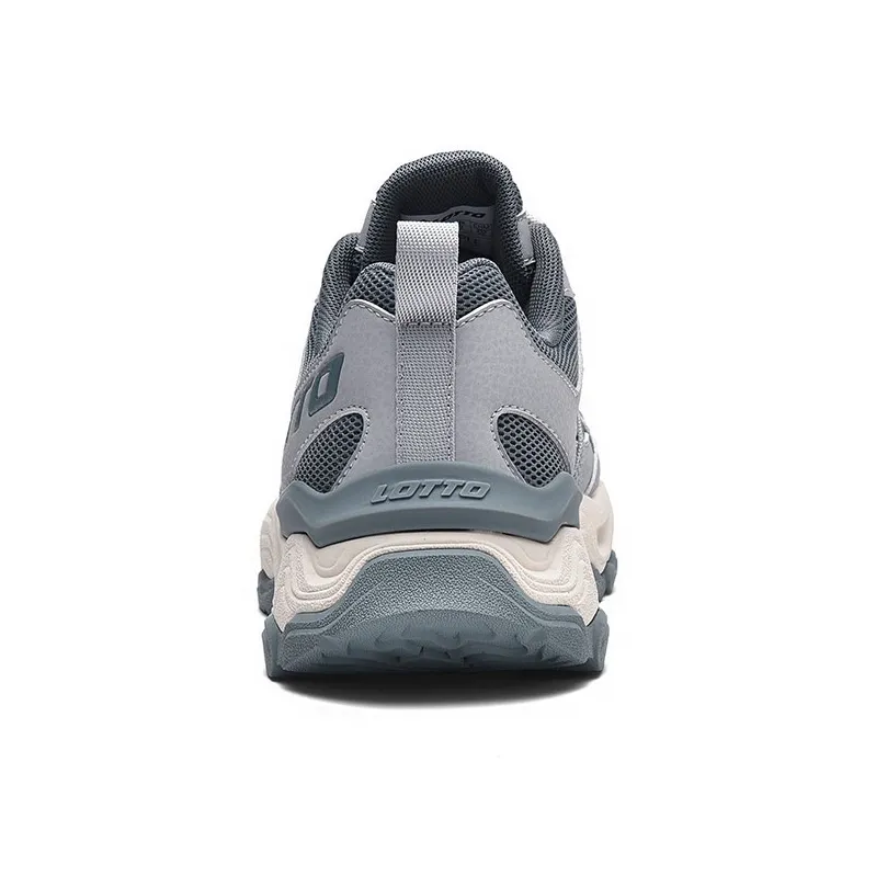 LOTTO Anti Slip Wear Resistant Low Top Hiking Shoes Unisex Mist Gray-4