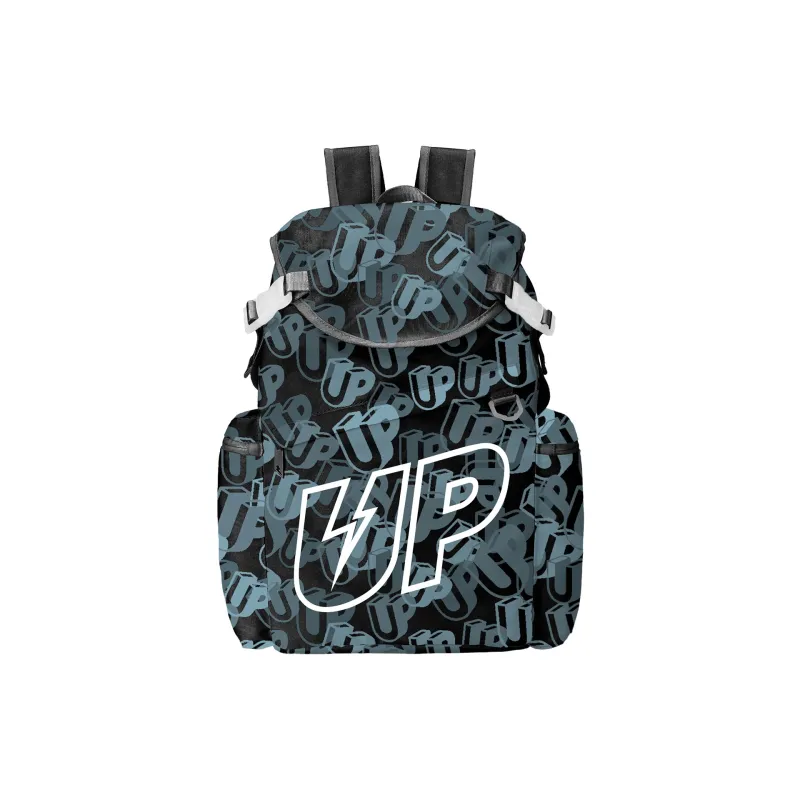 TURN UP Polyester Backpack Laptop Bag Men's Black-0