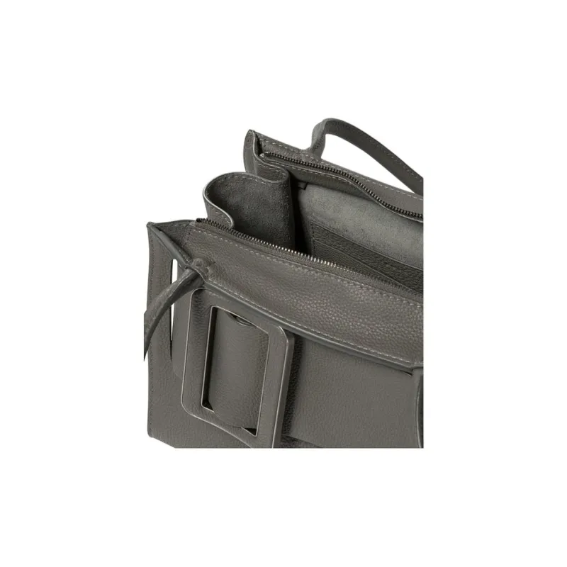 BOYY Calfskin Handbag, Shoulder Bag Women's Gray-4