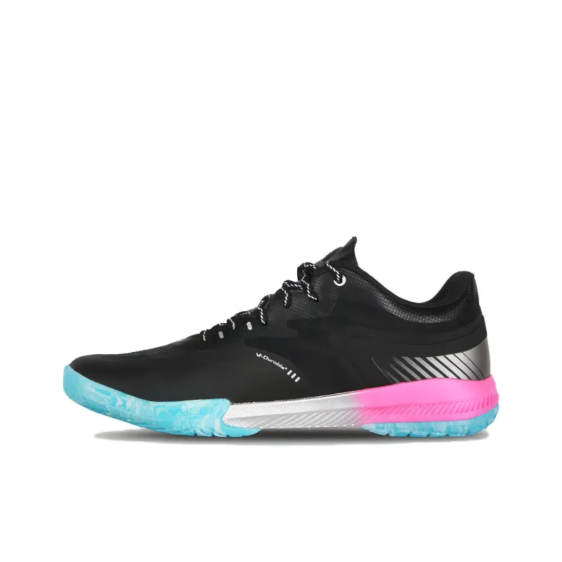 VICTOR Cushioning Breathable Low Top Badminton Shoes Unisex Black-0