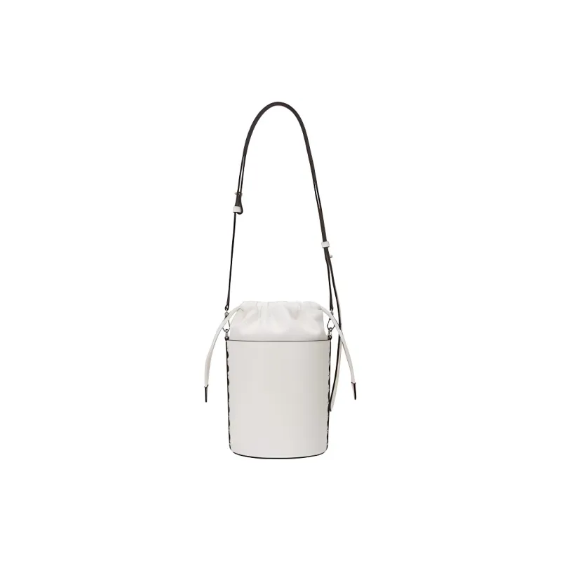 ORYANY Cow Leather Patchwork With Sheepskin Shoulder Bag Crossbody Bag Women's Cloud White-2