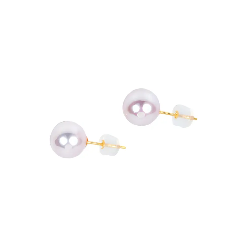 Shakespeare Timeless And Unchanged Saltwater Pearl Stud Earrings Women's-1
