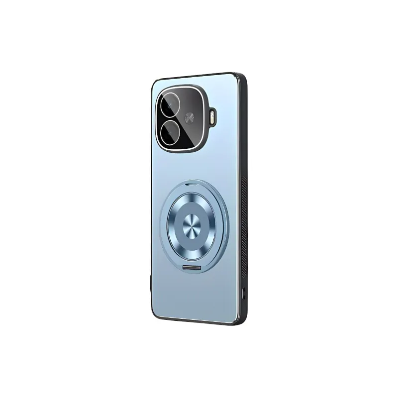 YUBEN Acrylic Material 360 Degree Rotating Stand Phone Cases Compatibility IQOO 13/12/11/Neo 10/9/8/7/6/Z9/Tubo/Pro-16