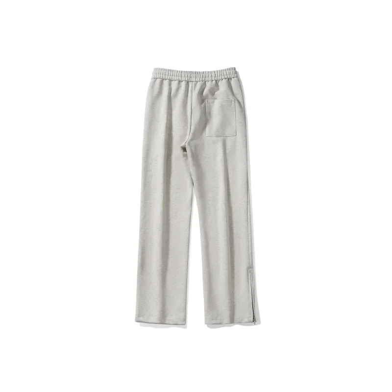 DIDTEK Casual Pants Unisex White Gray-2