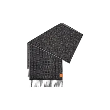 LOEWE Knit Scarves Unisex Black