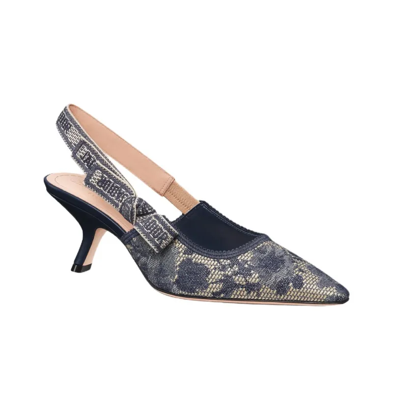 DIOR J'Adior Slim Heel High Heels 6.5cm Women's Blue-2