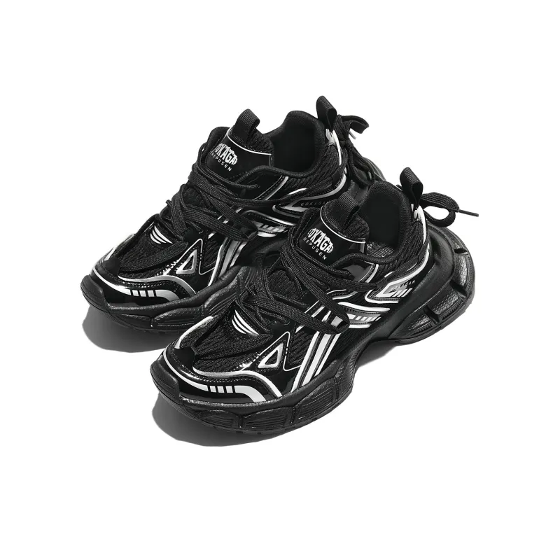 DIKENROK Height Increasing Abrasion Resistant Lightweight Breathable Slip Resistant Low Top Chunky Sneakers Unisex-7