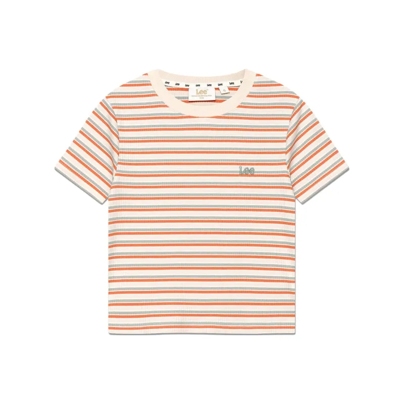 Lee T Shirts Women's Orange-0