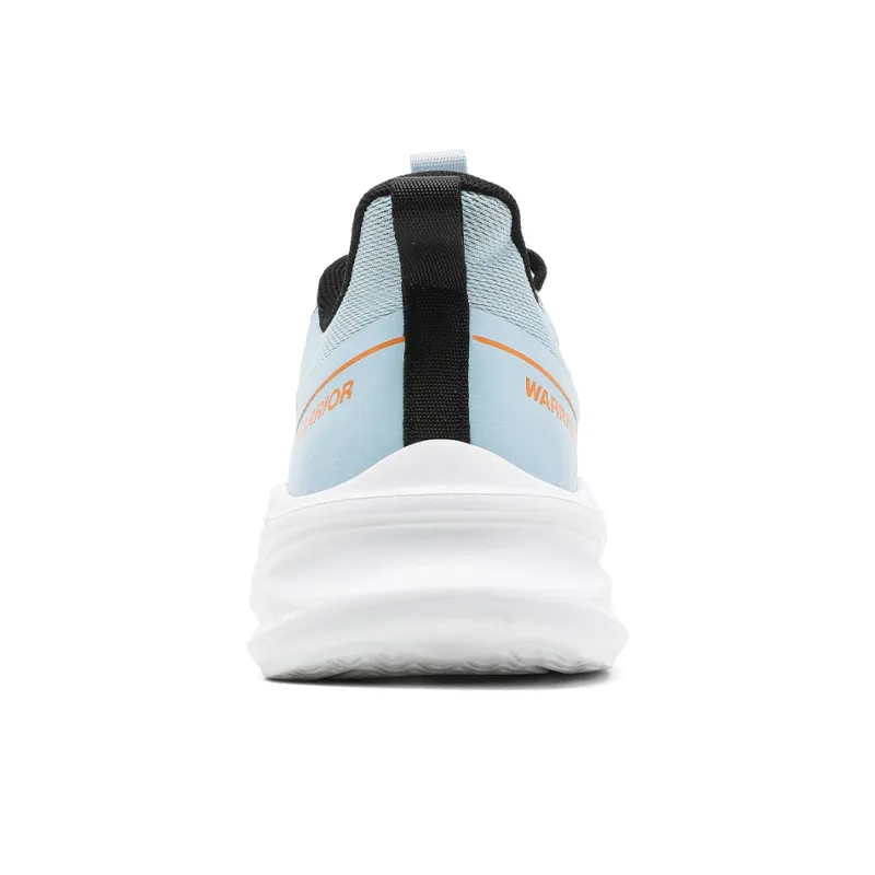 Warrior Breathable Lightweight And Wear Resistant Low Top Casual Training Long Distance Running Shoes Men's Gray-14