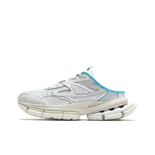ANTA SNEAKERVERSE 클로즈드 토 슬리퍼 그레이 여성