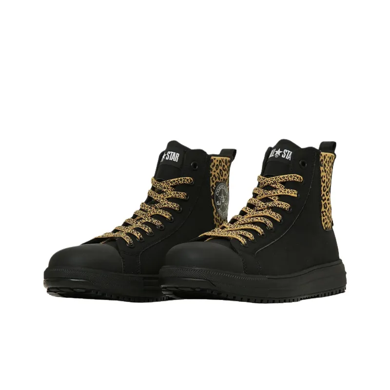 XLARGE x Converse All Star Anti Slip Wear Resistant High Top Canvas Shoes Unisex Black-3