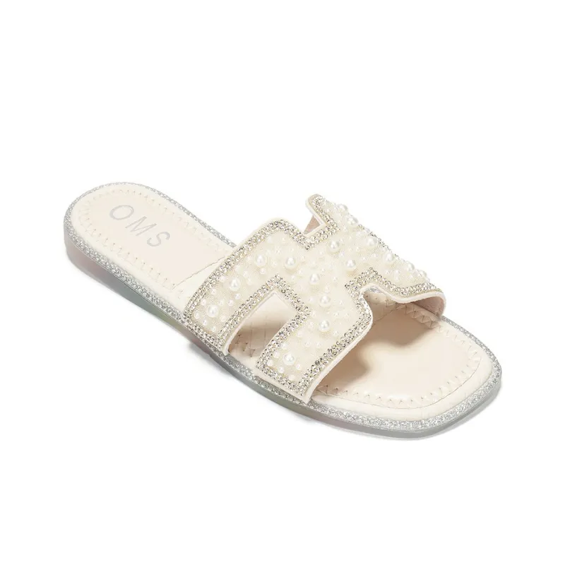 OMS Stylish Sandal Women's Beige-2