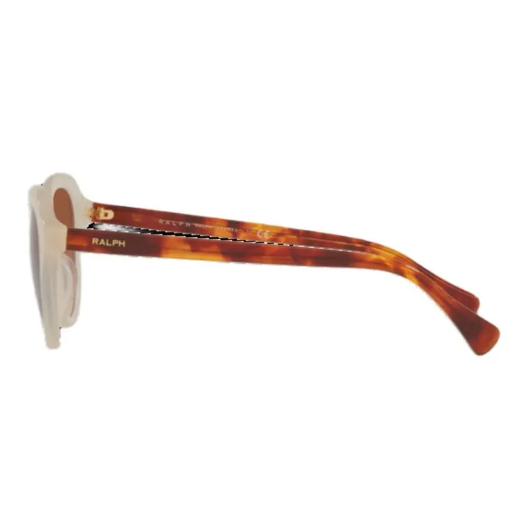 Polo Ralph Lauren Acetate Irregular Shape Sunglasses Women's Tortoiseshell-5