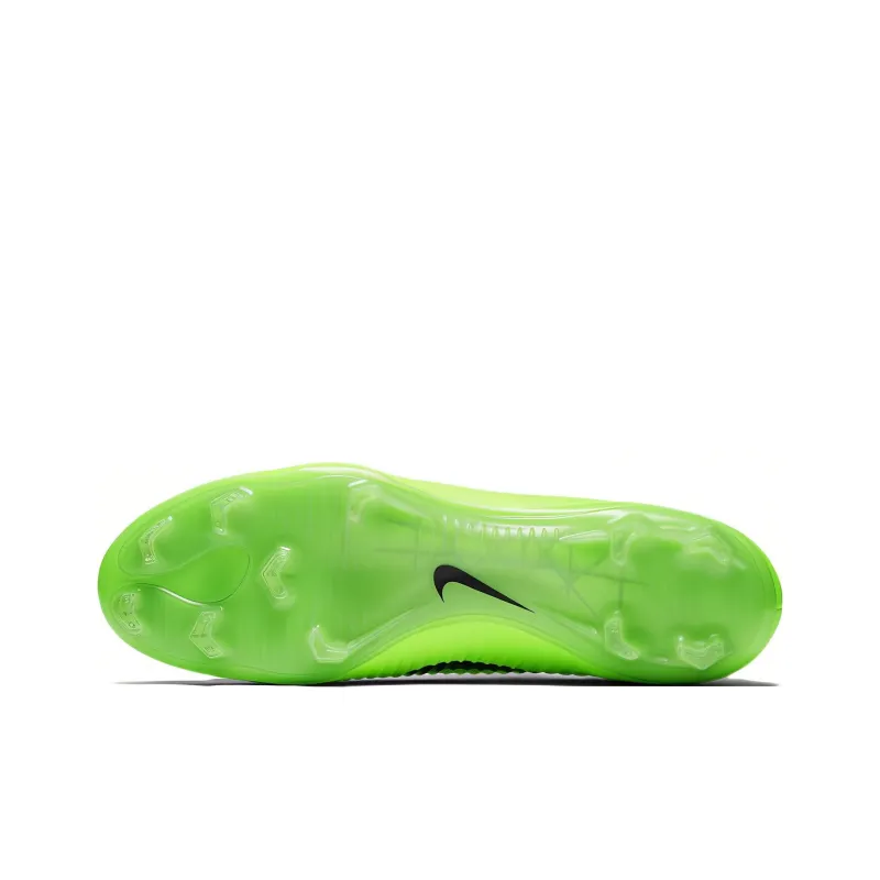 Nike Mercurial Vapor 11 FG Rubber Long Studs Anti Slip And Wear Resistant Lightweight Soccer Shoes Men's Neon Green-5