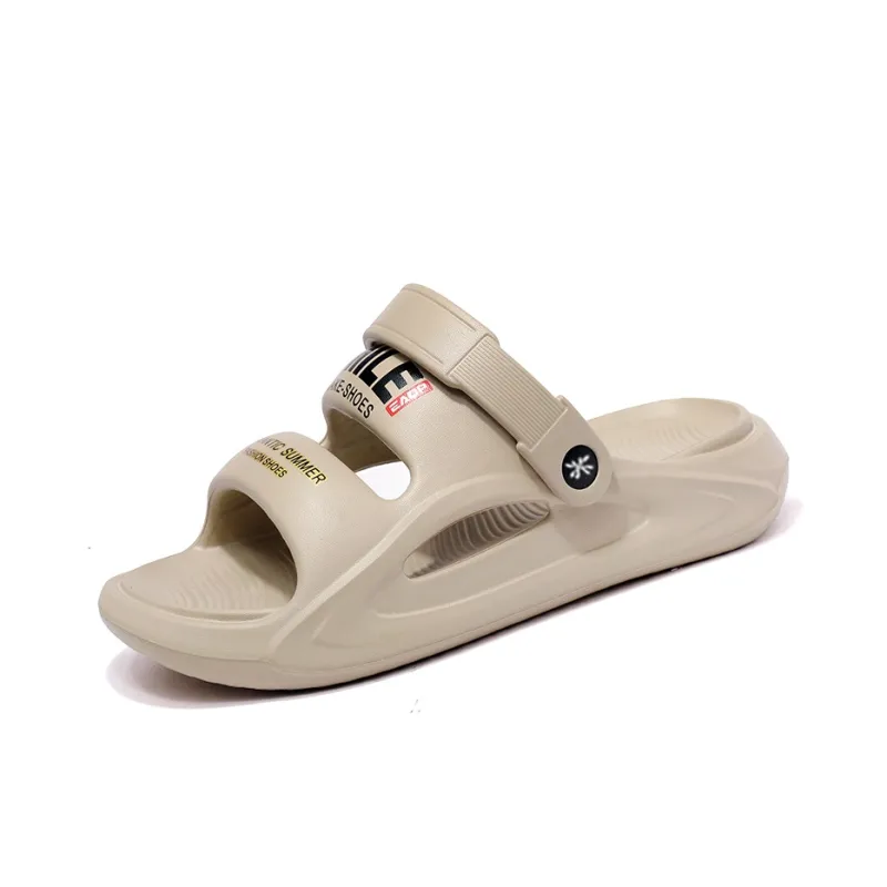 YUZHAOLIN Beach Sandals Unisex White/Black/Khaki-10