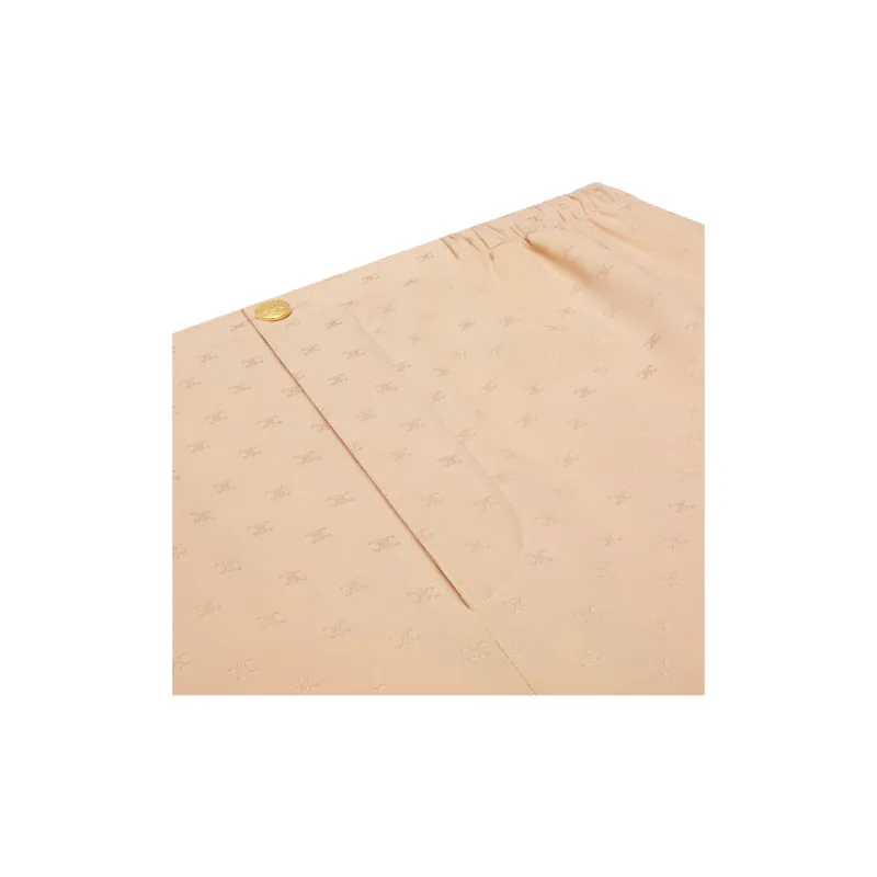 CELINE Pajama Pants Women's Brown-2