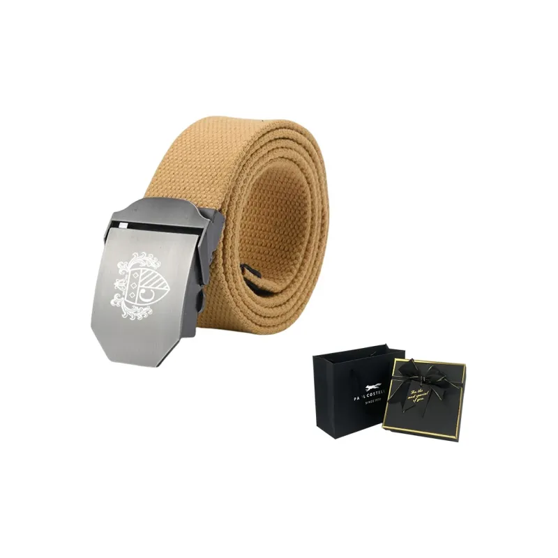 PAUL COSTELLOE Polyester Cotton Blend Belt Unisex 3.8cm-12
