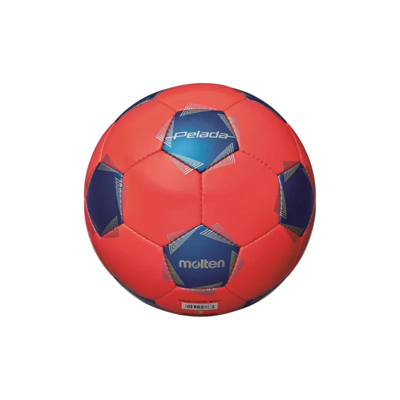Molten Size 5 Soccer Synthetic Leather Hand Stitched Soccer Ball Unisex Red-1