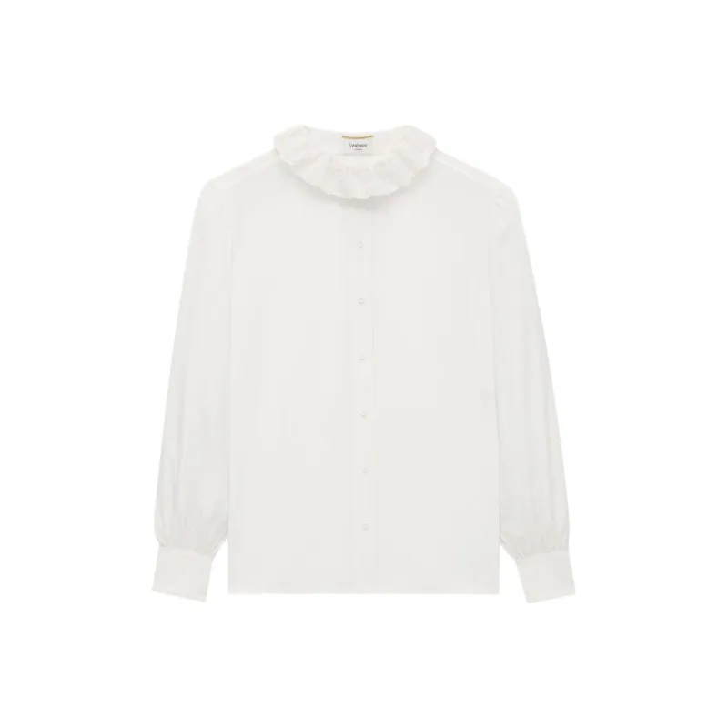 SAINT LAURENT Shirt Women's White-0