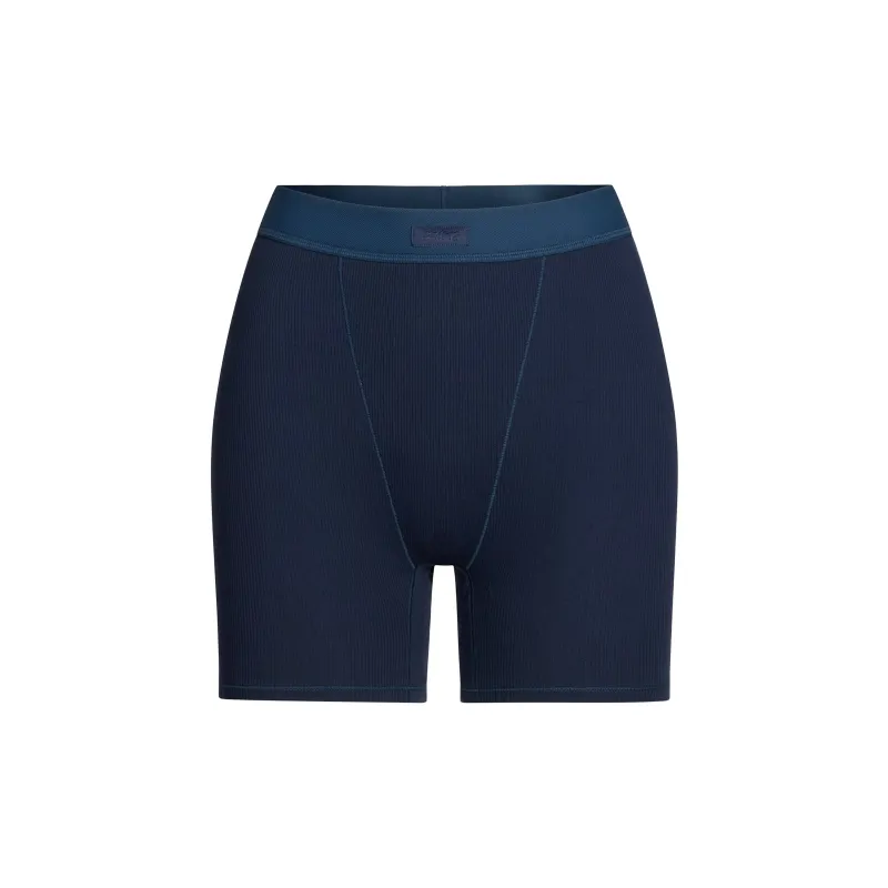 SKIMS COTTON RIB BOXER Underpants Women's 1 Pack-0